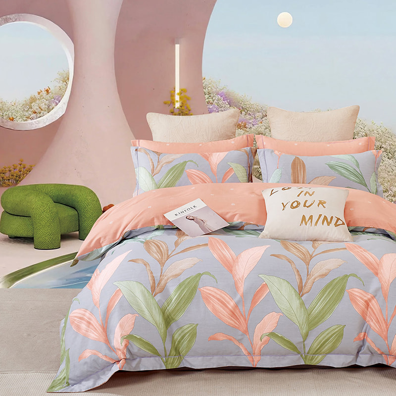 12868 Elegant Pure Cotton Bed Sheet Set
