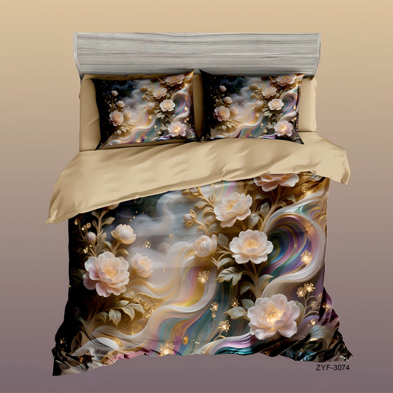 5D Floral Digital Print Bedding Set - ‌Floral Dream