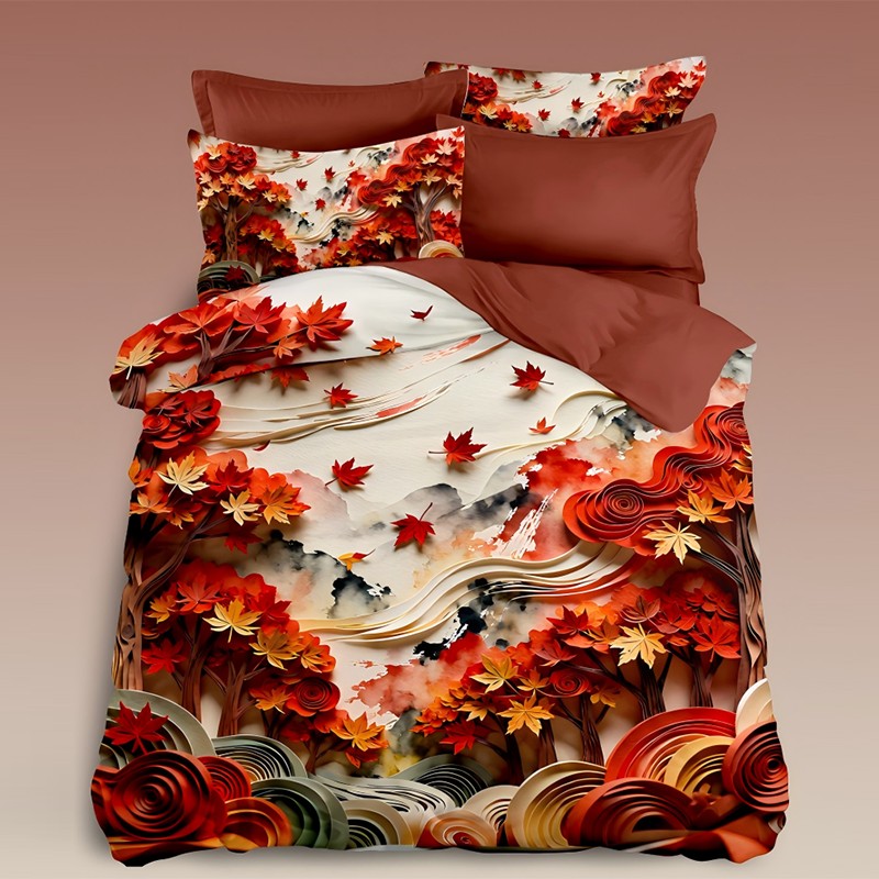 ‌5D Digital Print Bedding Set - ‌Maple Grove