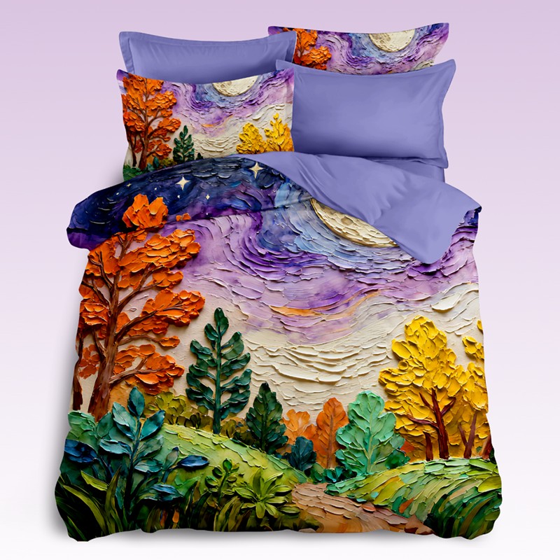 ‌ Masterpiece in Your Bedroom - Monet-Inspired Luxury Bedding Set