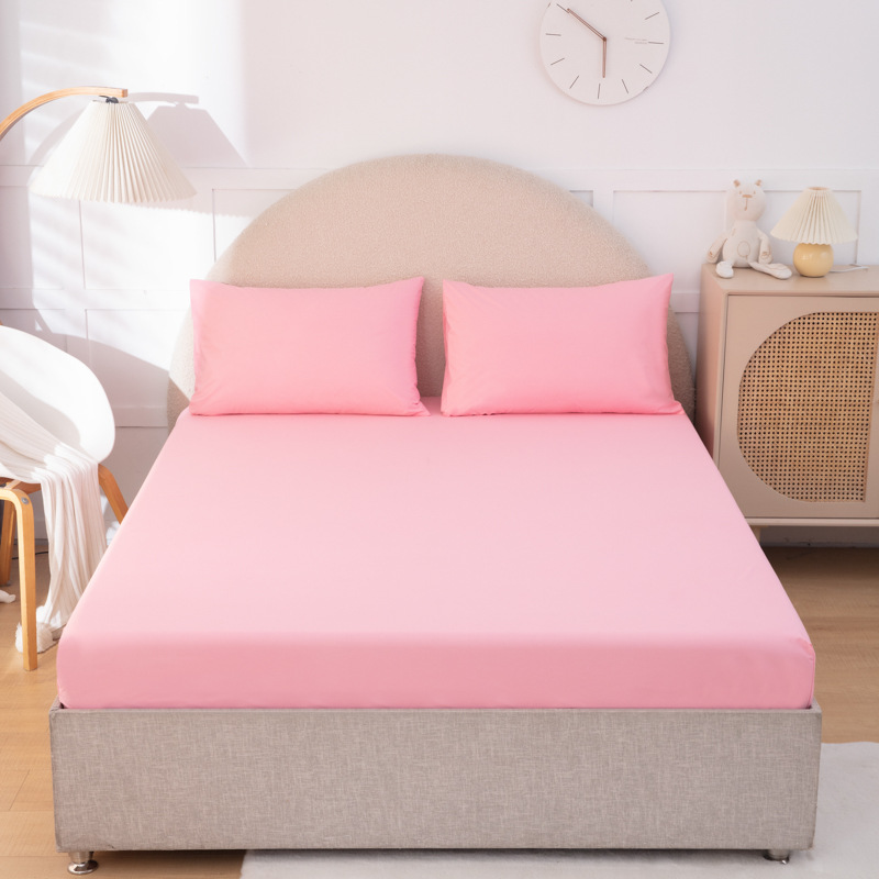 Soft Brushed Waterproof Fitted Sheet – Skin-Friendly Fabric with 360° Mattress Protection