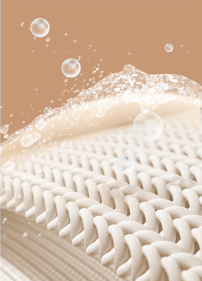 Washed Brushed Quilted Waterproof Fitted Sheet with Ultrasonic Design – Soft, Breathable & 360° Mattress Protection