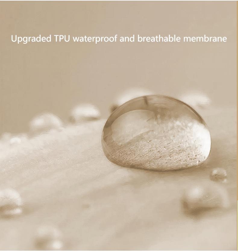 Washed Brushed Quilted Waterproof Fitted Sheet with Heart Checkered Design – Soft, Breathable & 360° Mattress Protection