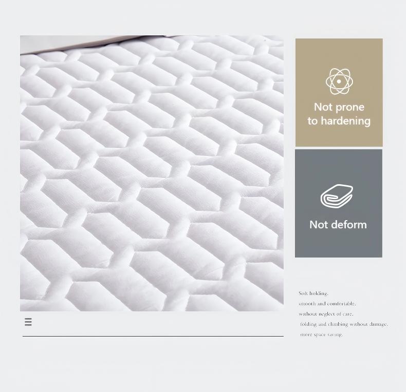 Washed Brushed Quilted Waterproof Fitted Sheet with Bamboo Ribbed Design – Soft, Breathable & 360° Mattress Protection