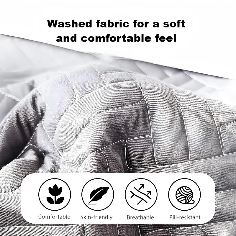 Washed Brushed Quilted Waterproof Fitted Sheet with Crosshatch Design – Soft, Breathable & 360° Mattress Protection