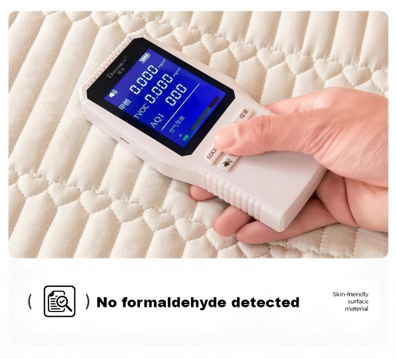 Washed Brushed Quilted Waterproof Fitted Sheet with Parallel Stripe Design – Soft, Breathable, Anti-Slip & 360° Mattress Protection