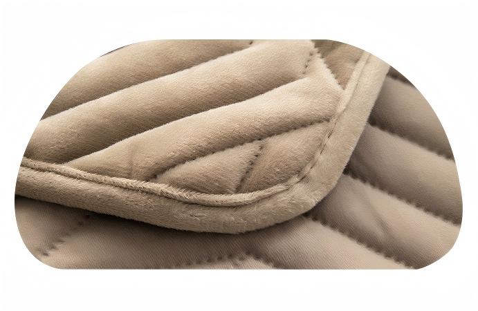 Crystal Velvet Quilted Bedspread Set with Geometric Wave Ultrasonic Design – Soft, Breathable & Easy-Care 3-Piece Bedding Set