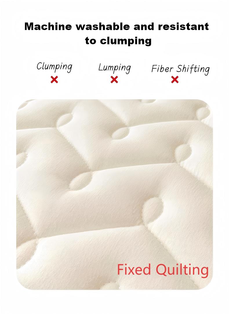 Washed Brushed Quilted Waterproof Fitted Sheet with Rippled Design – Soft, Breathable & 360° Mattress Protection