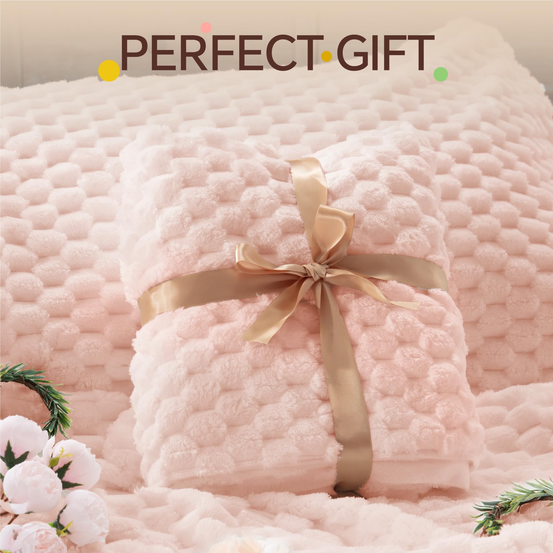 3D Jacquard Plush Flannel Comforter Set – Luxurious Textured Bedding with Down-Alternative Fill, Soft, Warm & Elegant