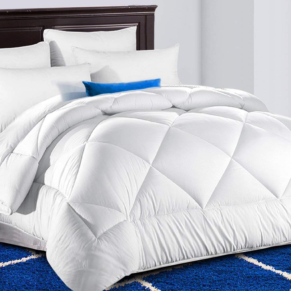 Microfiber Brushed Comforter Set – Soft, Breathable & Lightweight Bedding with Diamond Quilted Design