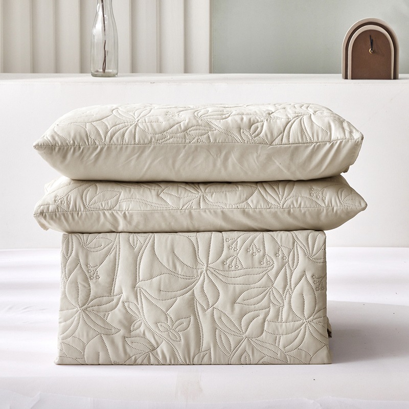 Microfiber Quilted Bedspread Set – Tropical Breeze Ultrasonic Embossed, 3-Piece Soft & Breathable Bedspread Set