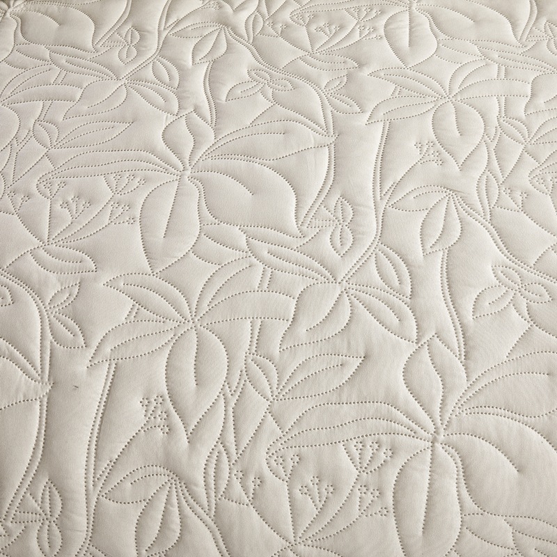 Microfiber Quilted Bedspread Set – Tropical Breeze Ultrasonic Embossed, 3-Piece Soft & Breathable Bedspread Set