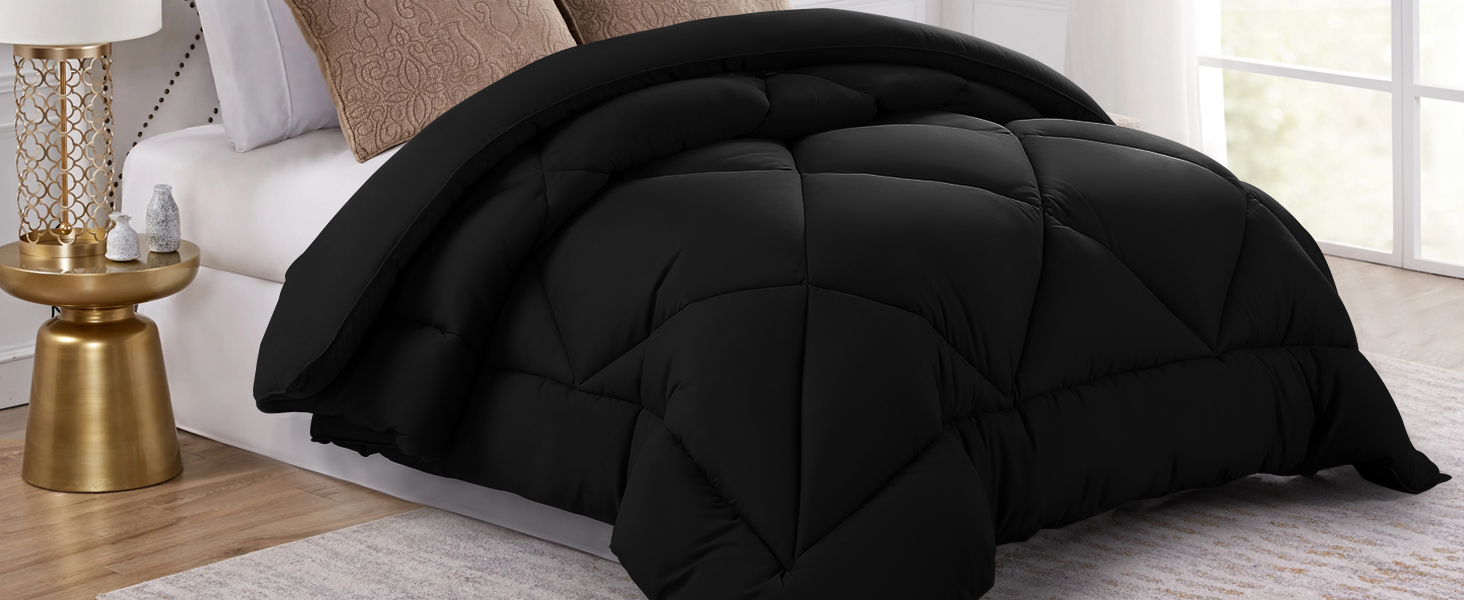 Microfiber Brushed Comforter Set – Soft, Breathable & Lightweight Bedding with Diamond Quilted Design