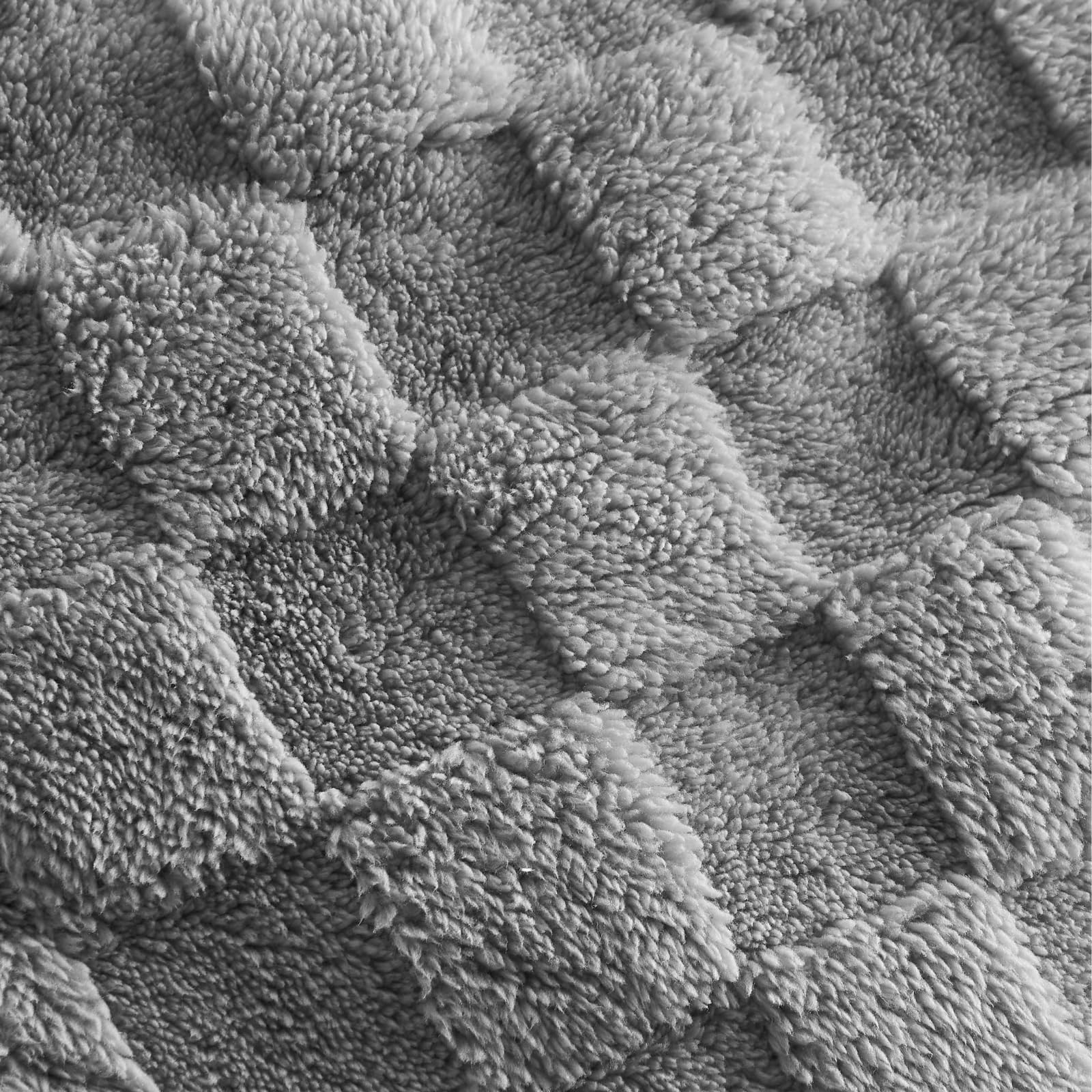 Ultra-Soft Checkered Fleece Blanket Set — Warm, Fluffy, Reversible Winter Bedding