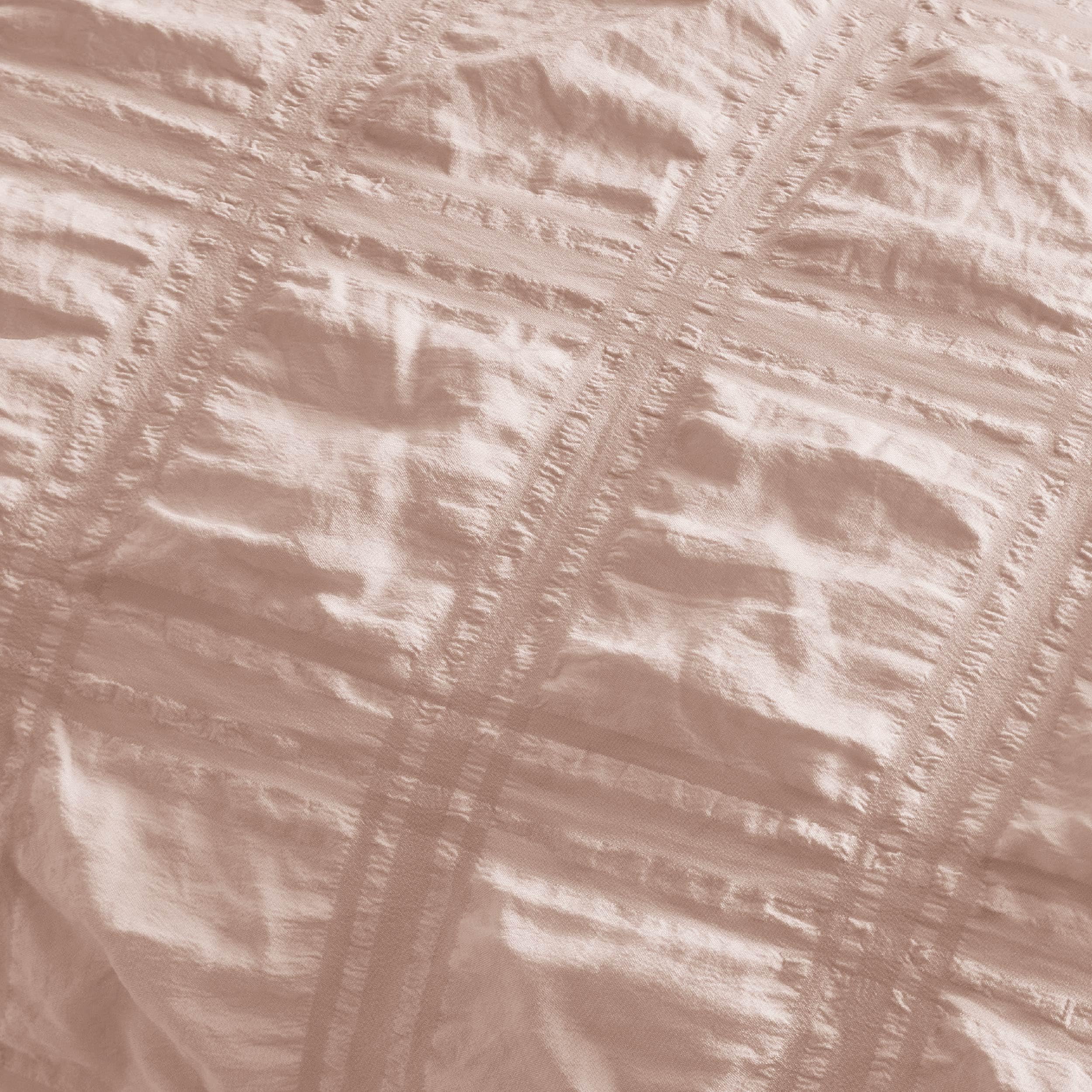 Square Seersucker Comforter Set – Lightweight, Textured & Soft All-Season Bedding