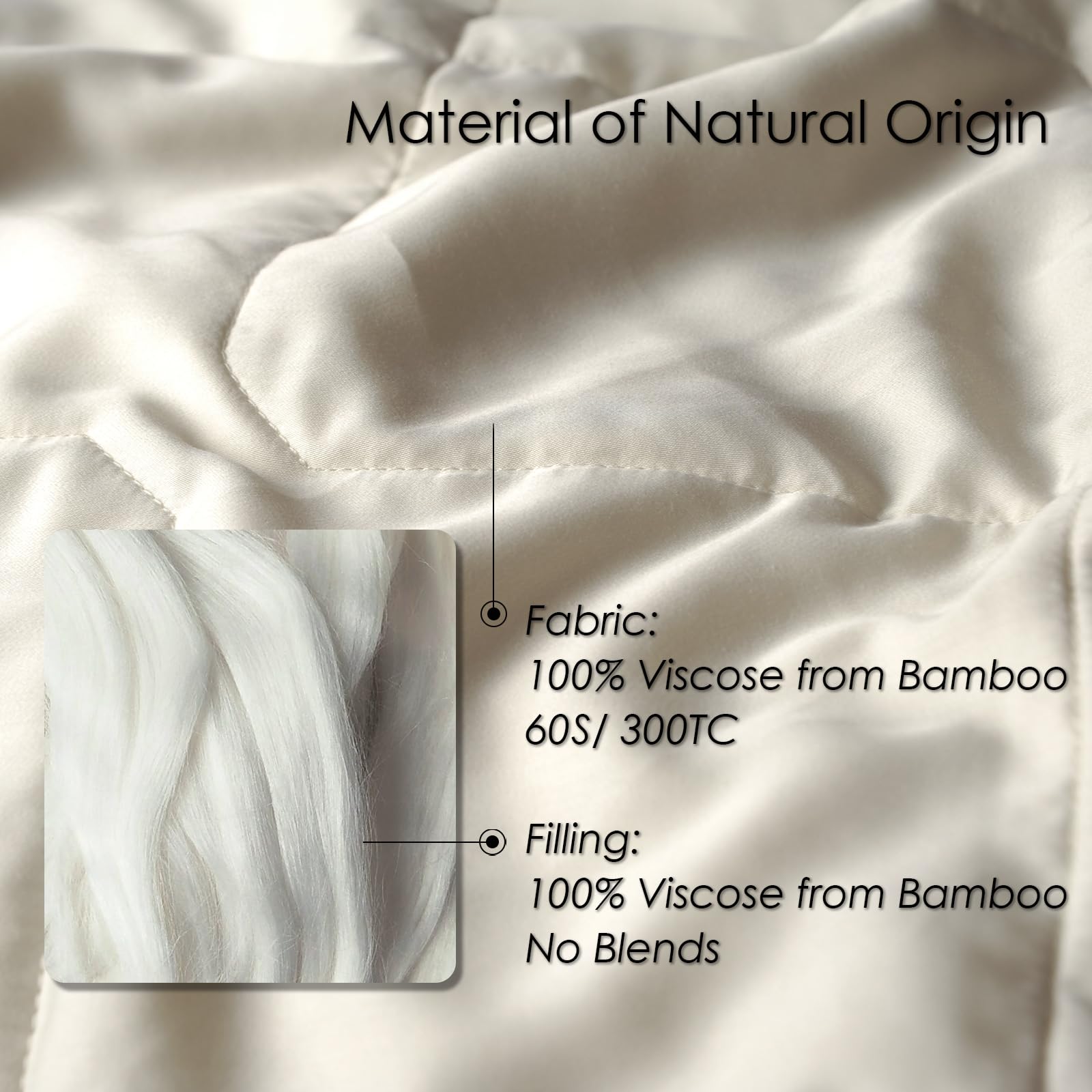 Bamboo Fiber Quilted Summer Quilt – Soft, Cooling & Hypoallergenic Comfort