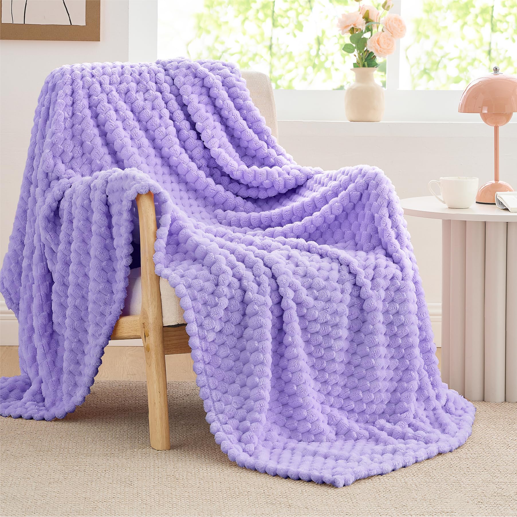 3D Faux Tortoiseshell Jacquard Fleece Blanket – Soft, Cozy & Stylish Decorative Throw