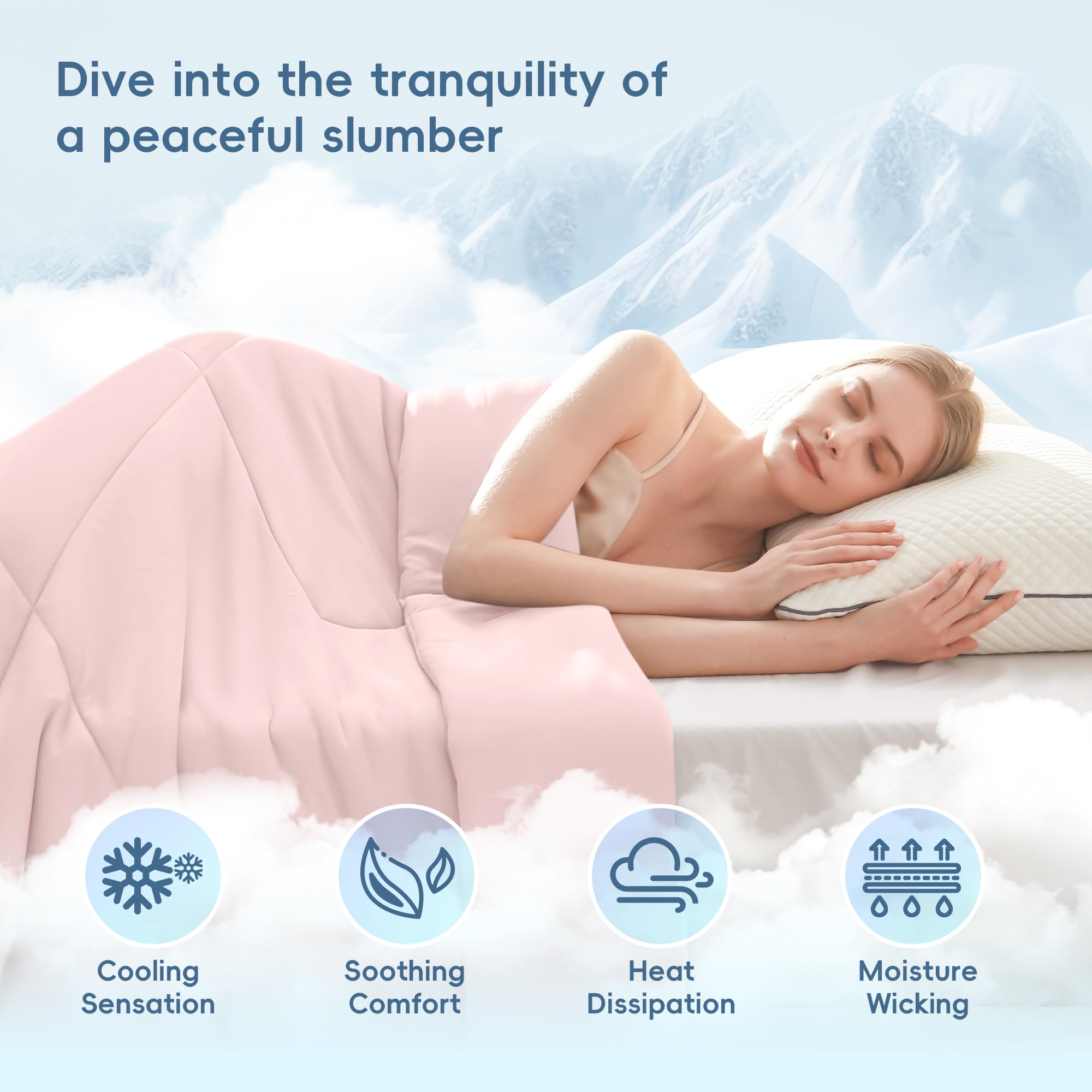 Cooling Summer Quilt – Lightweight, Breathable & Soft Comfort for Hot Nights