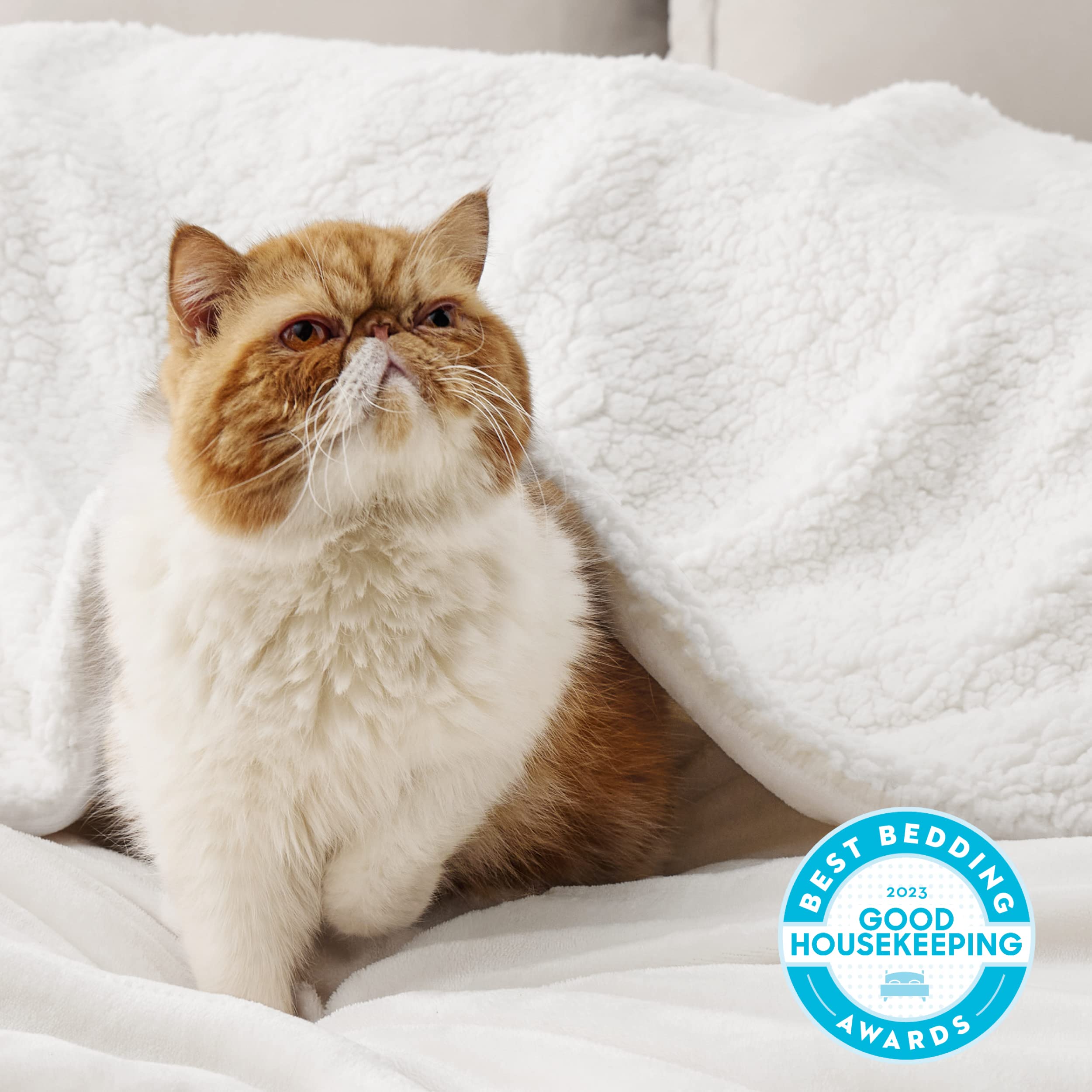 Dual-Layer Flannel & Sherpa Fleece Blanket – Soft, Cozy & Durable