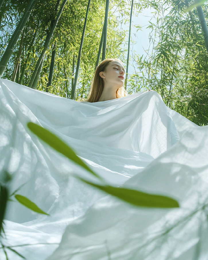 Cooling Bamboo Fiber Summer Quilt – Lightweight, Breathable & Silky Soft