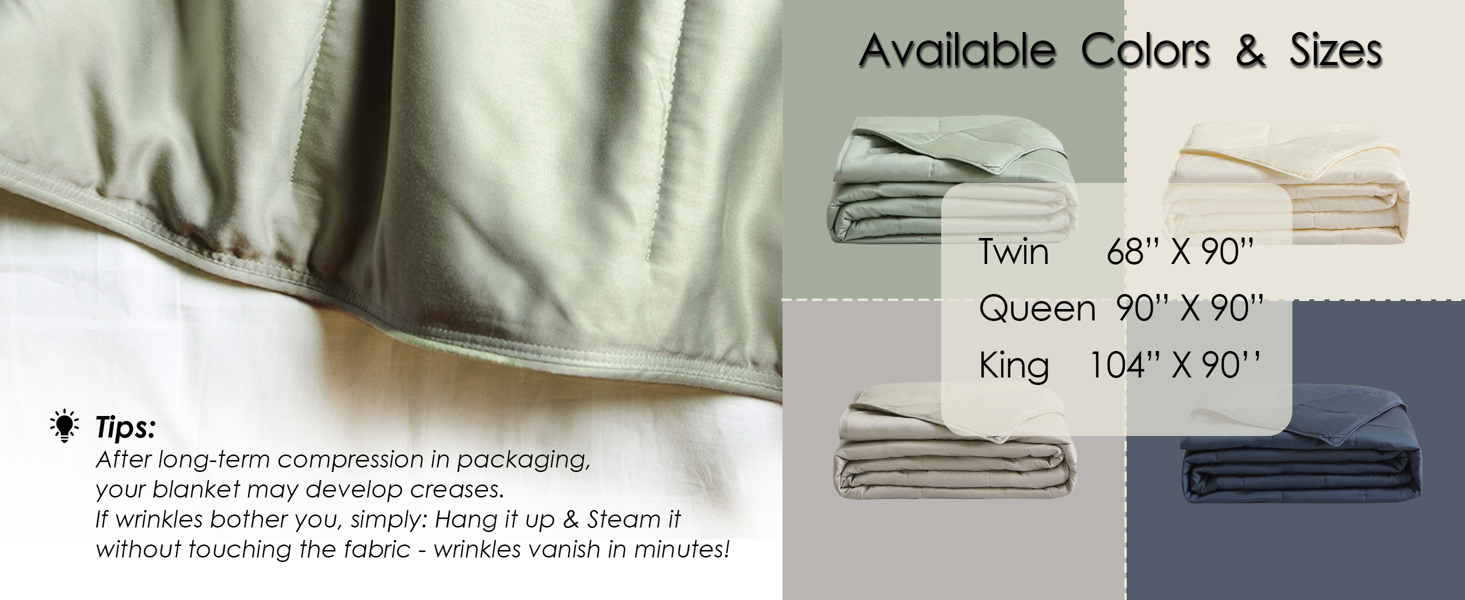 Bamboo Fiber Quilted Summer Quilt – Soft, Cooling & Hypoallergenic Comfort