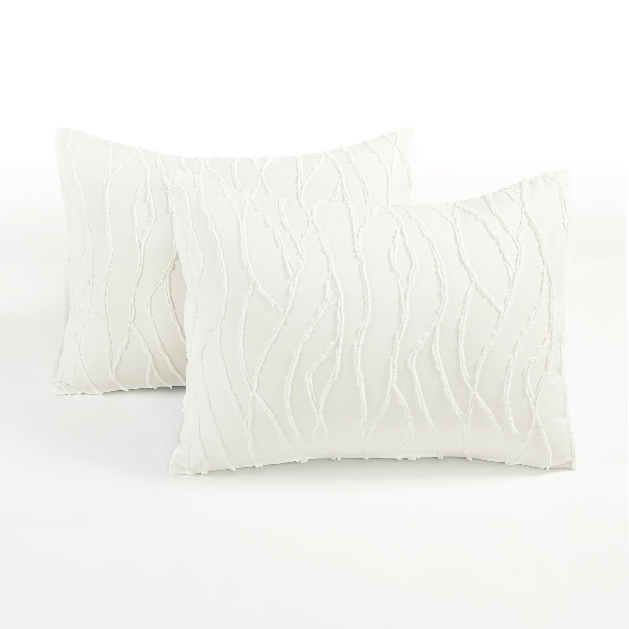 Wavy Tufted Jacquard Comforter Set – Soft, Cozy & Textured Bedding