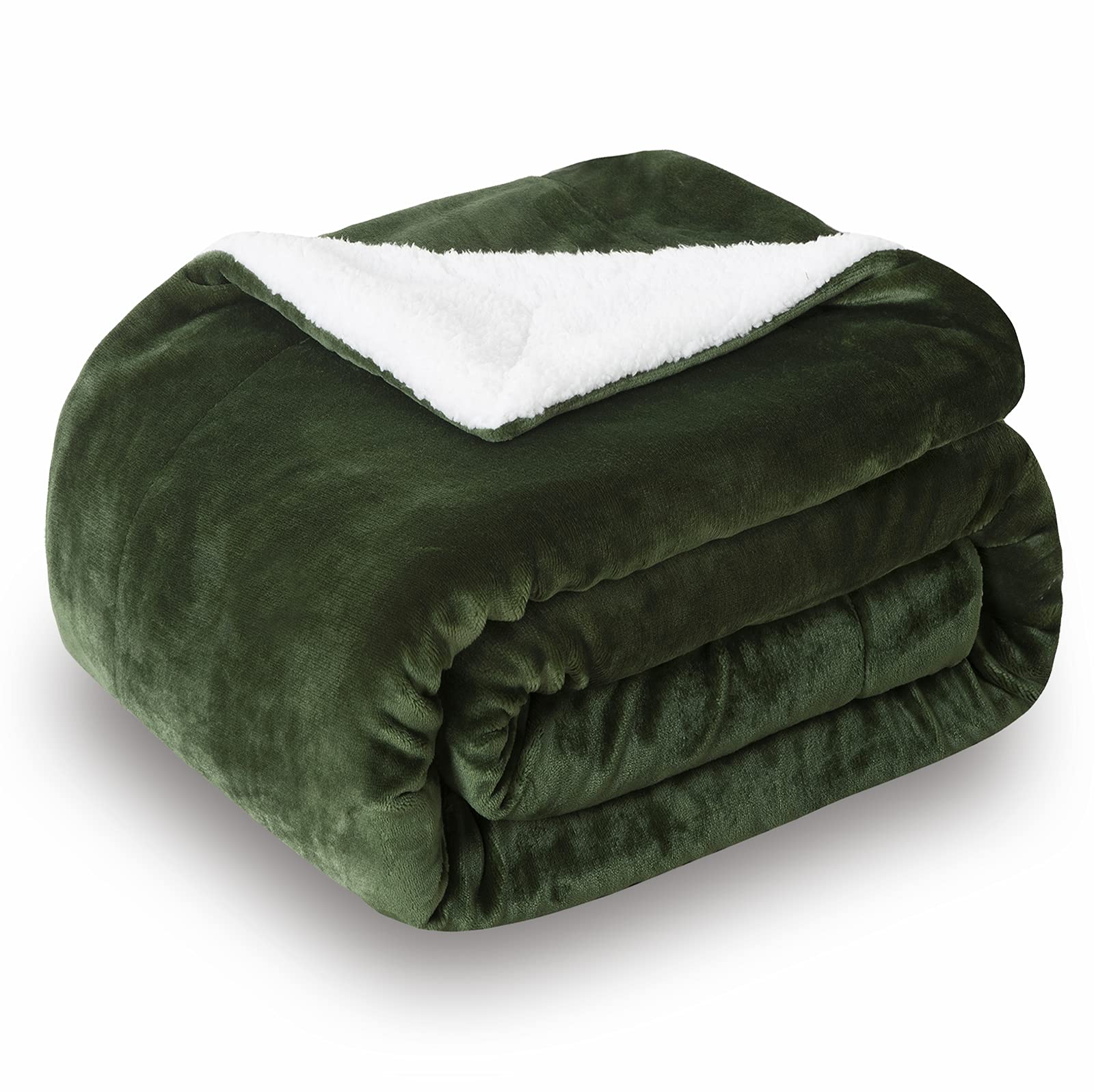 Dual-Layer Flannel & Sherpa Fleece Blanket – Ultra-Soft, Warm & Cozy Throw