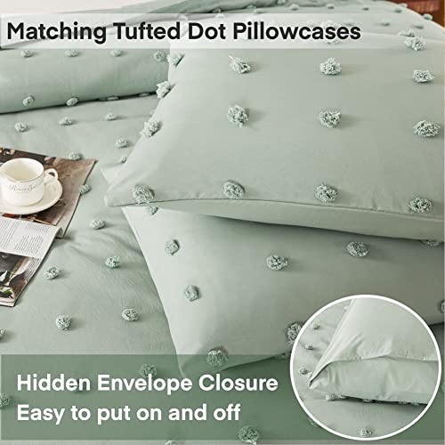 Tufted Dot Quilt Set – Minimalist Textured Design, Soft Microfiber Filling, Durable Stitching & Easy-Care Bedding