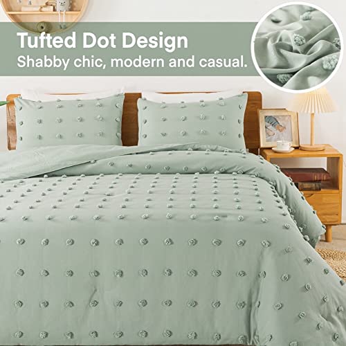 Tufted Dot Quilt Set – Minimalist Textured Design, Soft Microfiber Filling, Durable Stitching & Easy-Care Bedding