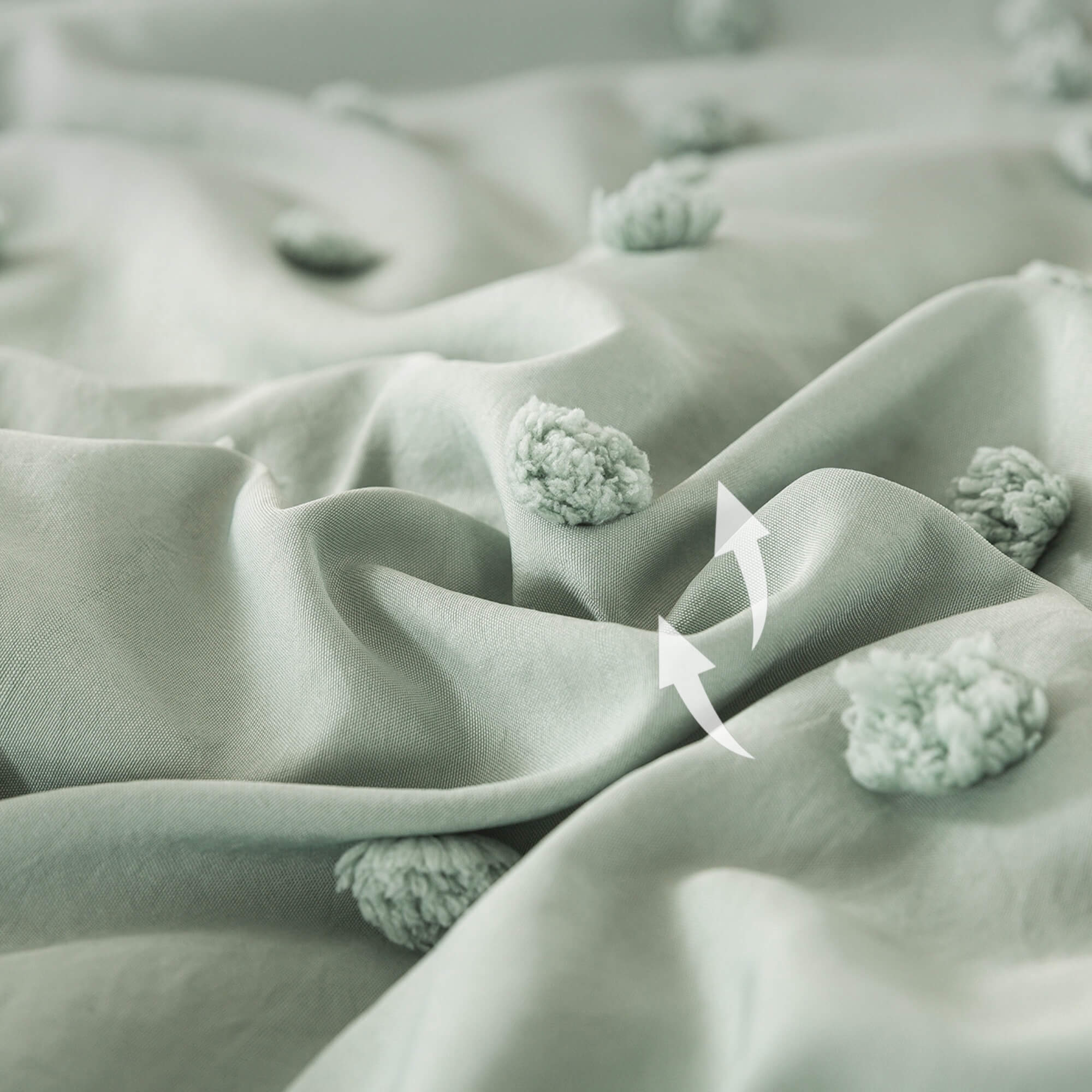 Tufted Dot Quilt Set – Minimalist Textured Design, Soft Microfiber Filling, Durable Stitching & Easy-Care Bedding