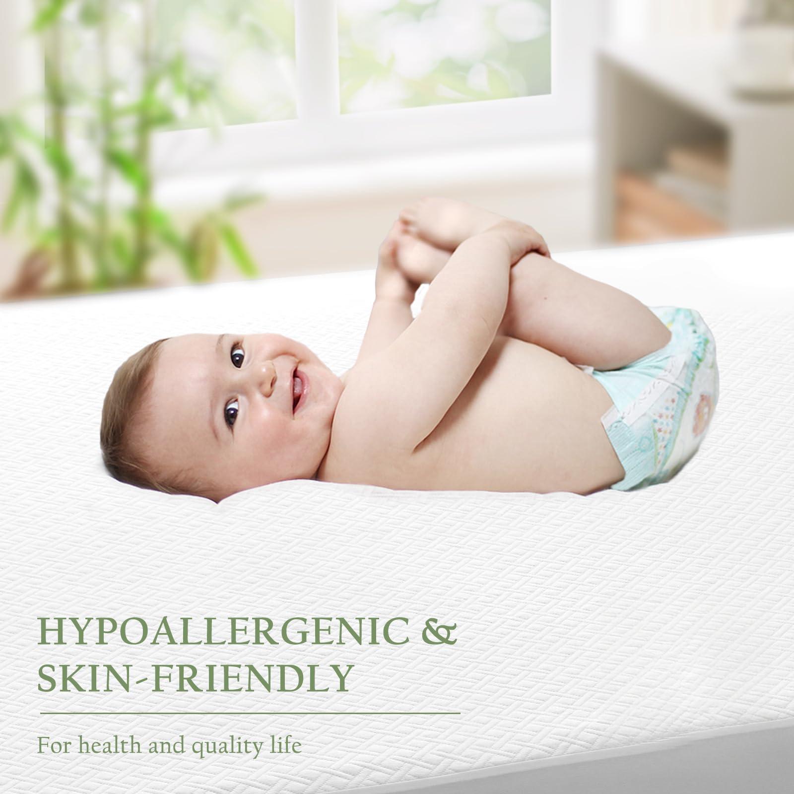 Breathable Bamboo Viscose Waterproof Mattress Protector with Deep Pocket