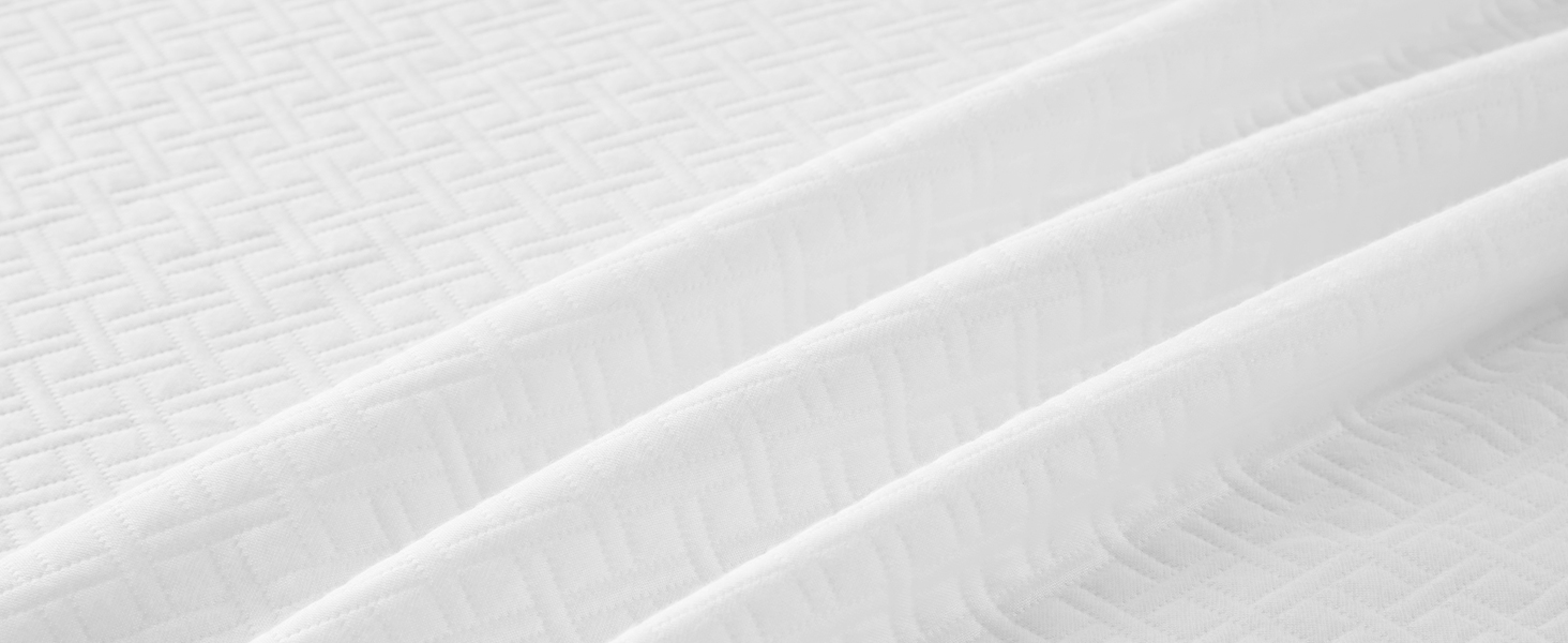 Breathable Bamboo Viscose Waterproof Mattress Protector with Deep Pocket