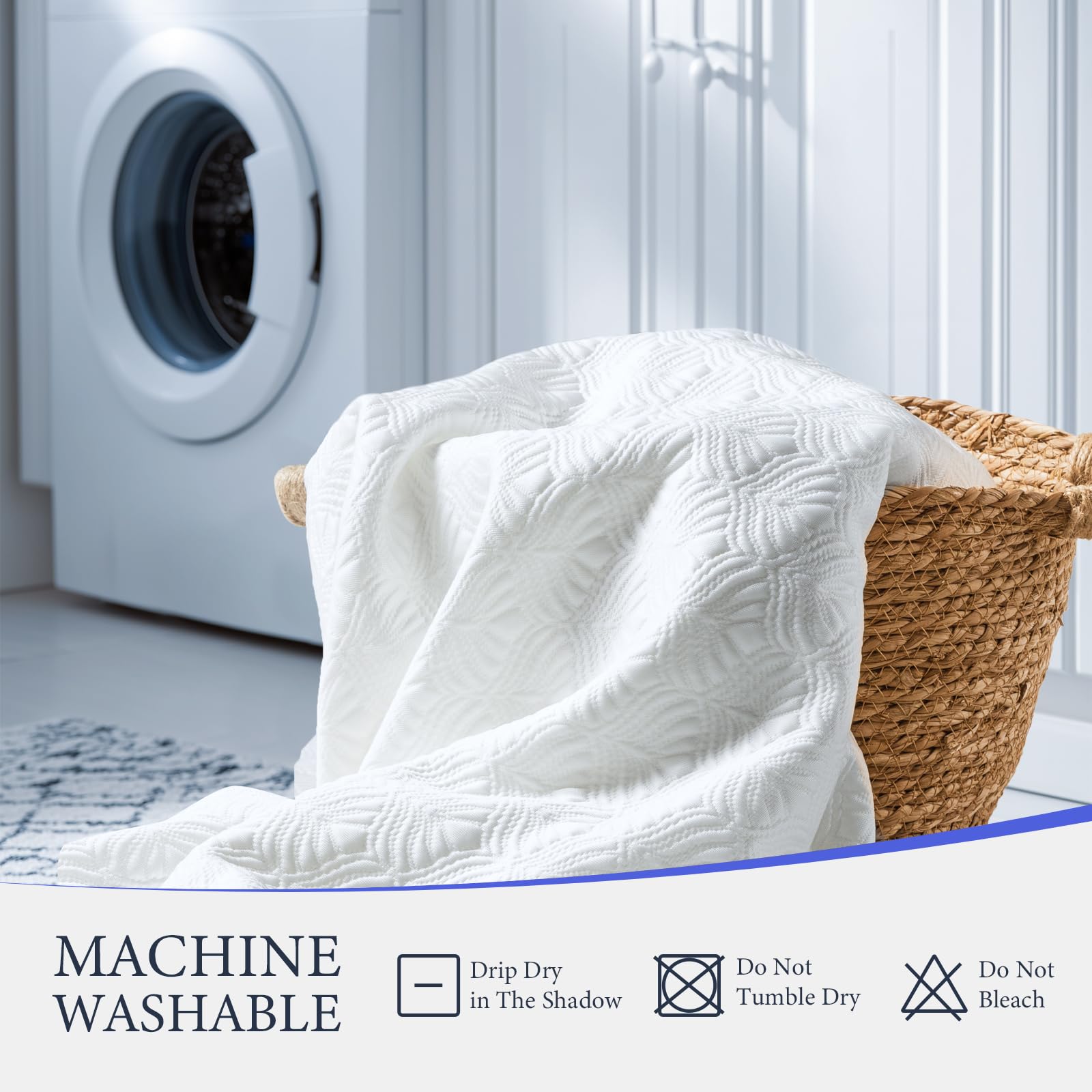 Cooling Breathable Waterproof Fitted Mattress Protector – Deep Pocket, TPU Backing, Soft & Durable