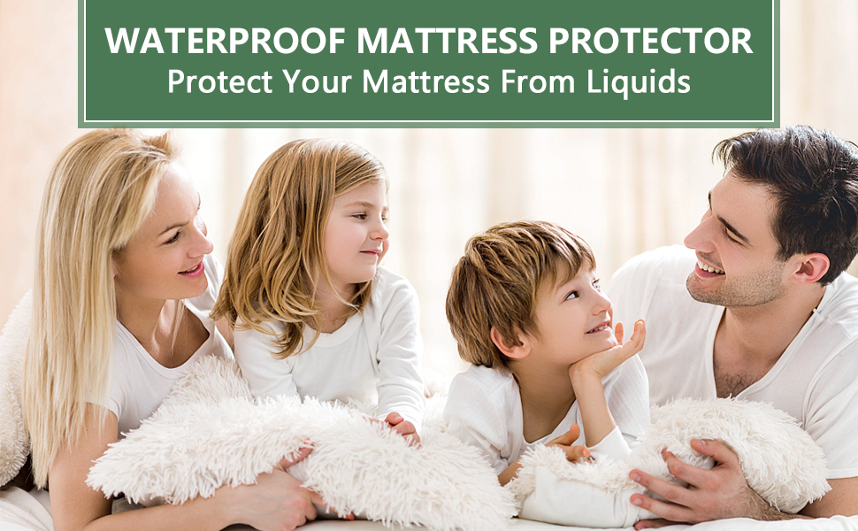 3D Air Fabric Waterproof Mattress Protector with Deep Pocket