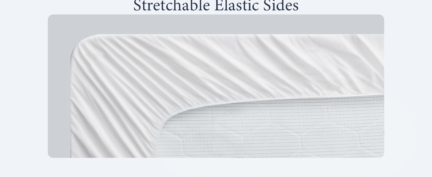 Cooling Breathable Waterproof Fitted Mattress Protector – Deep Pocket, TPU Backing, Soft & Durable