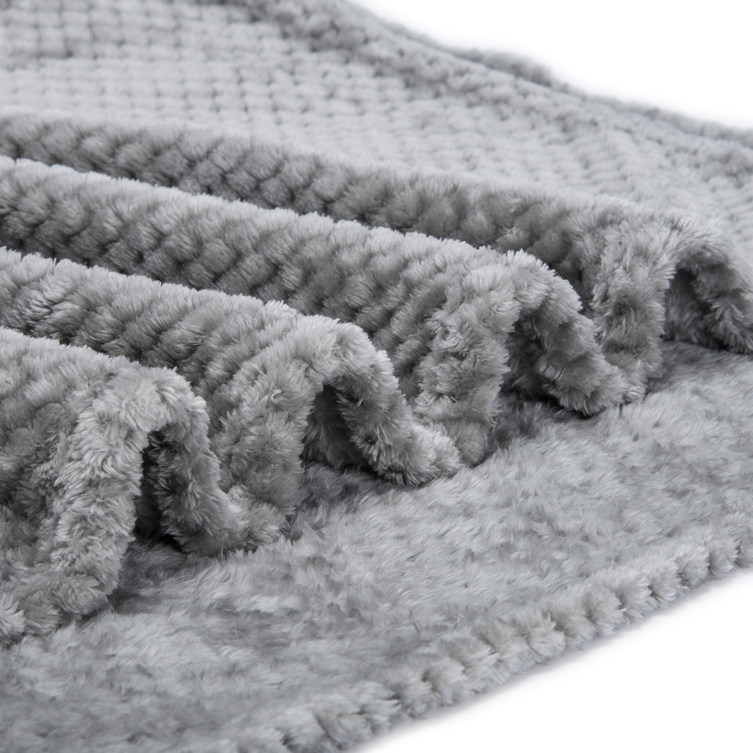 Ultra-Soft Plush Textured Fleece Blanket
