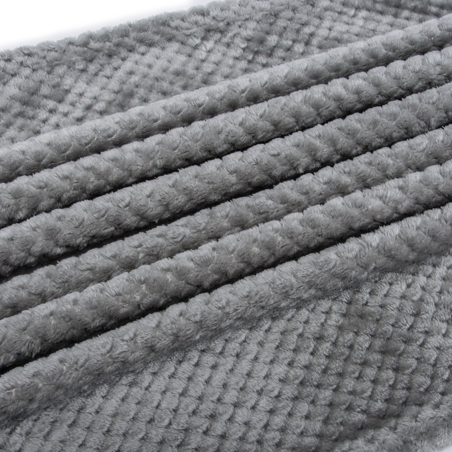 Ultra-Soft Plush Textured Fleece Blanket