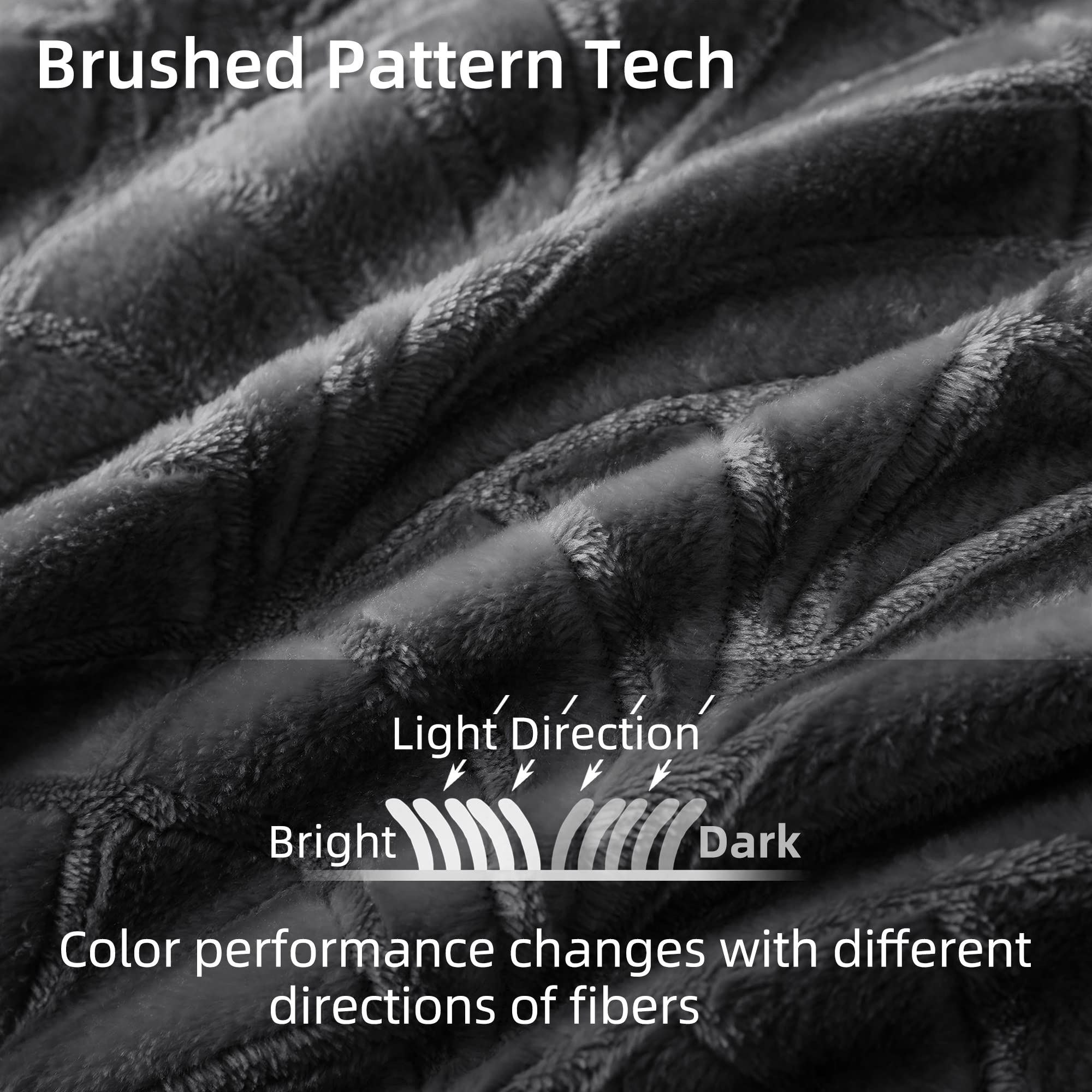 Soft and Fluffy Jacquard Flannel Fleece Blanket