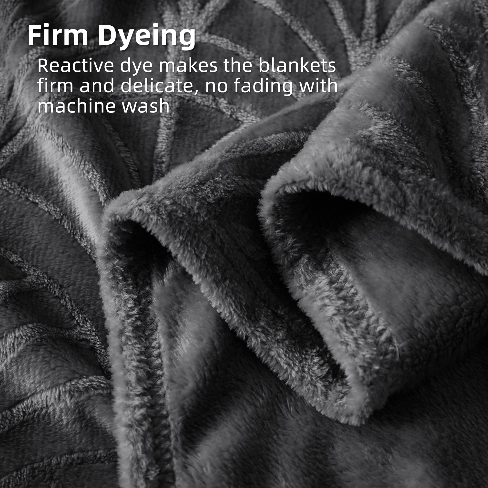 Soft and Fluffy Jacquard Flannel Fleece Blanket