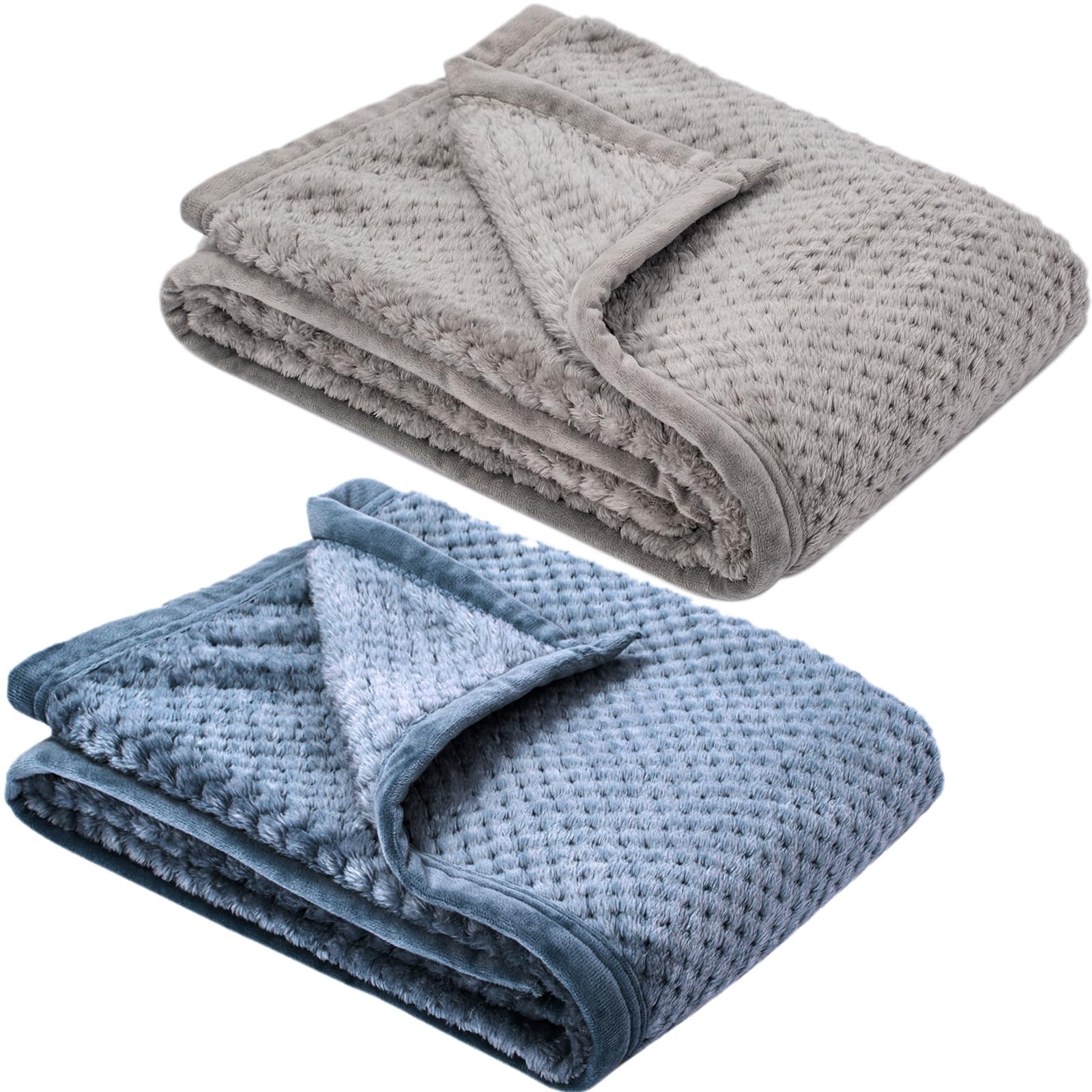 Ultra-Soft Plush Textured Fleece Blanket