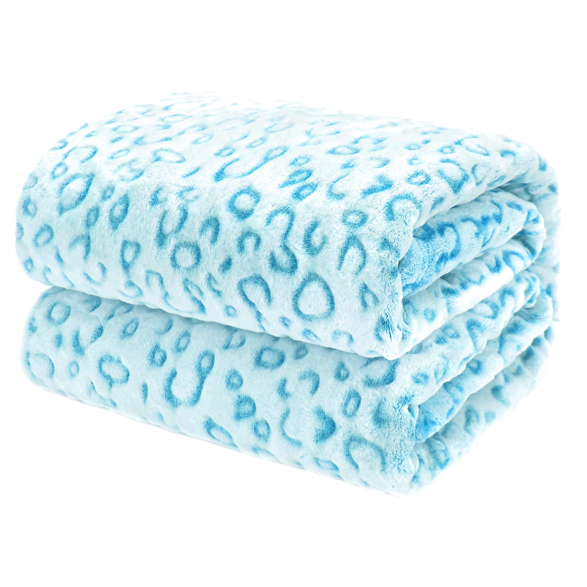 Leopard Print Fleece Throw Blanket