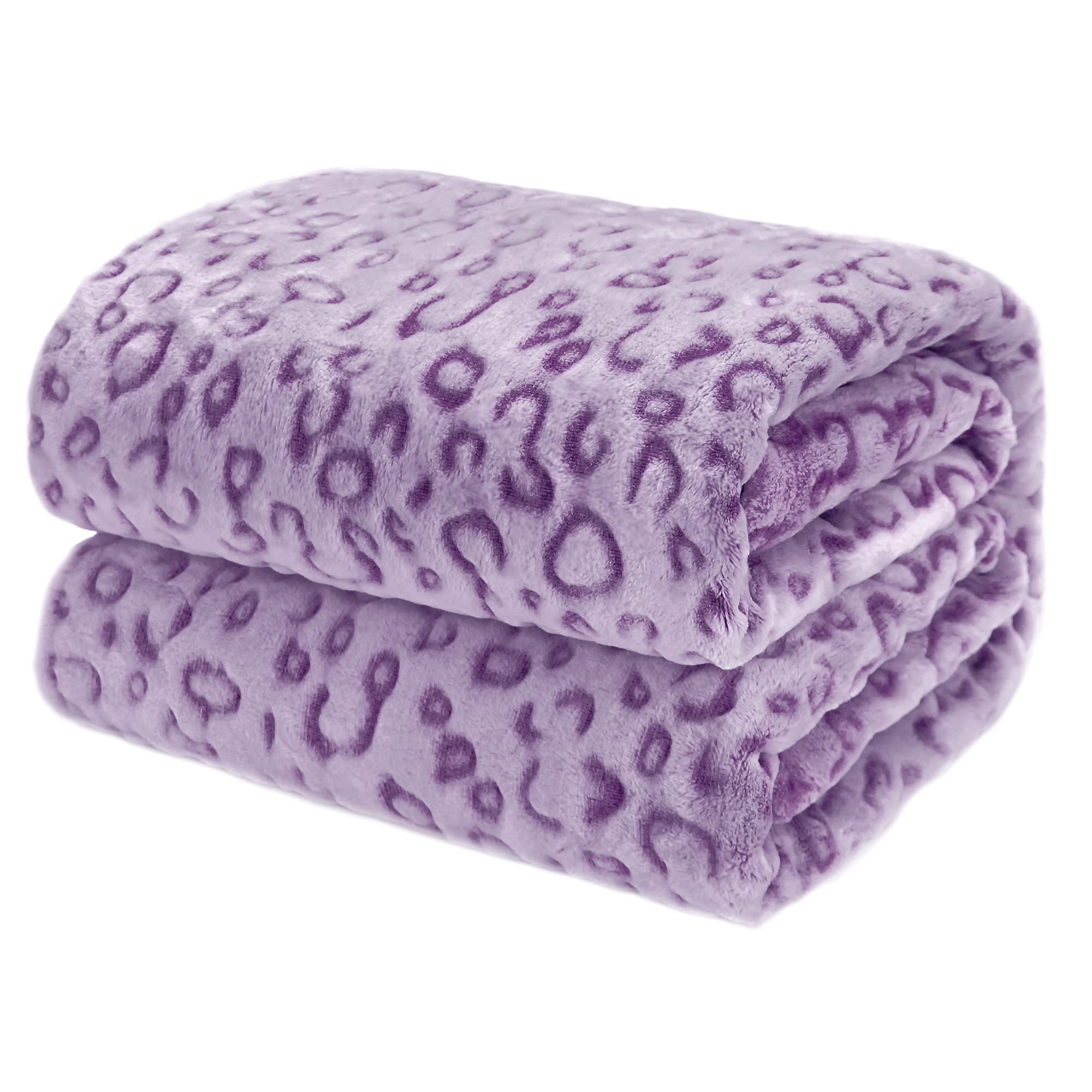 Leopard Print Fleece Throw Blanket