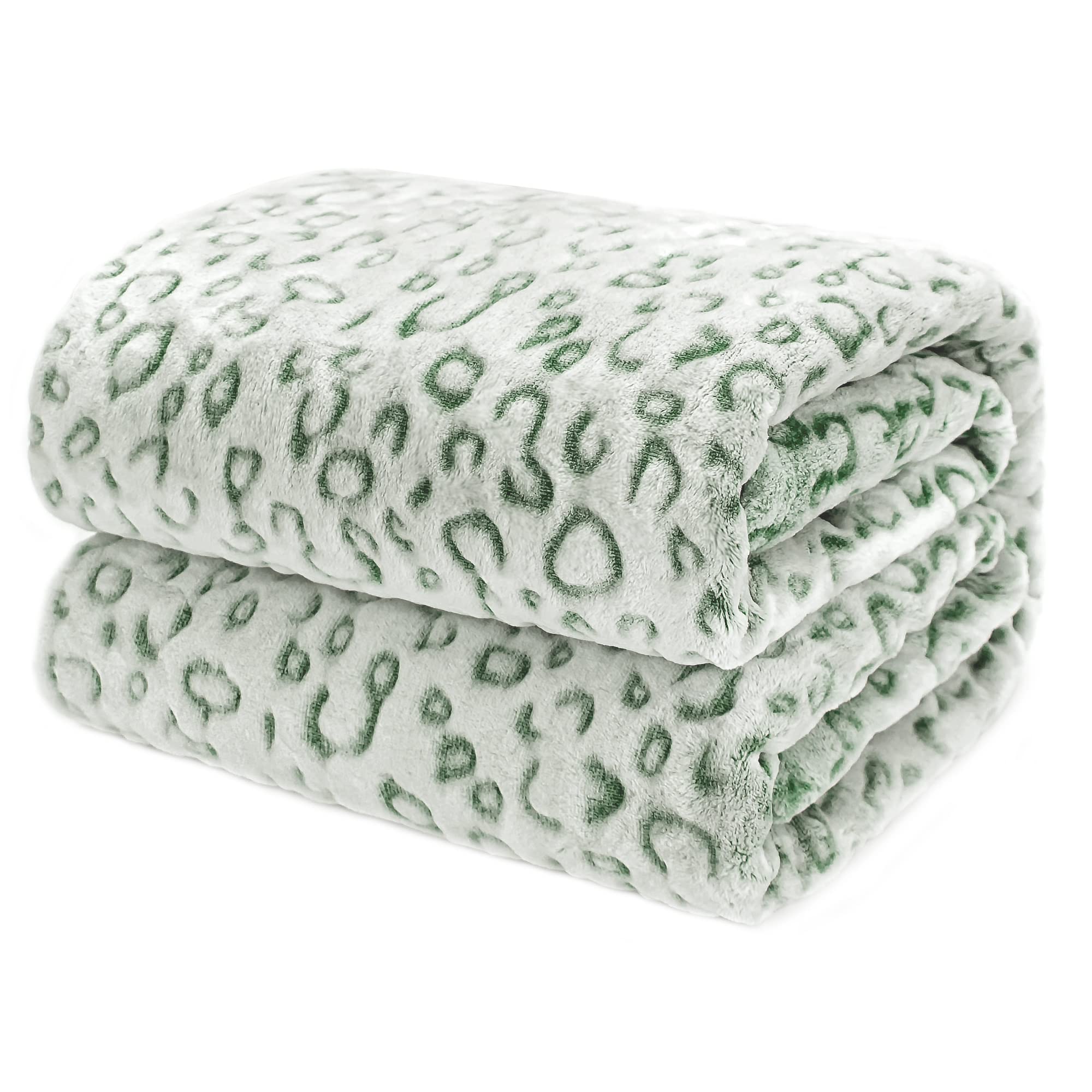 Leopard Print Fleece Throw Blanket