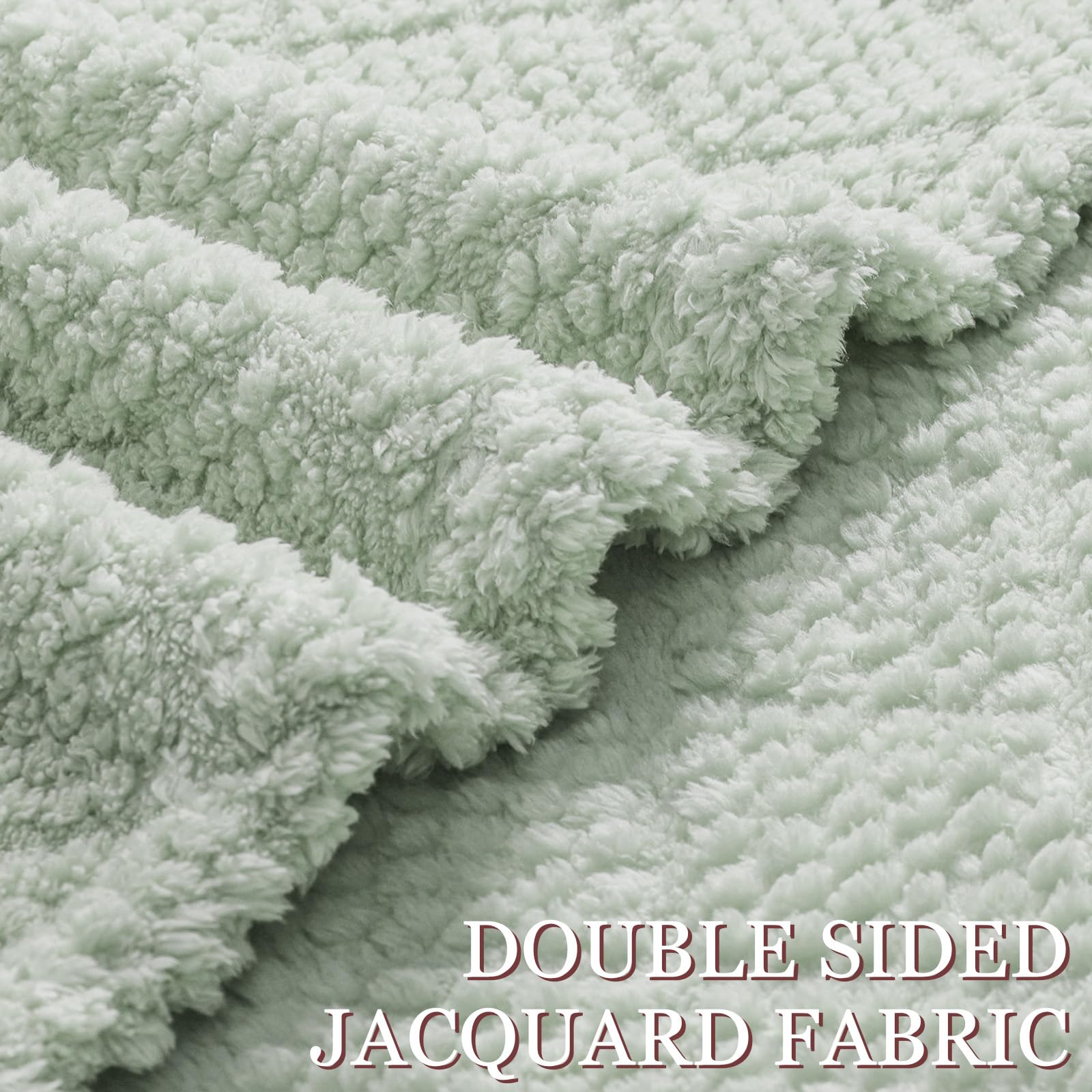 Soft and Fluffy Dot-Texture Fleece Throw Blanket