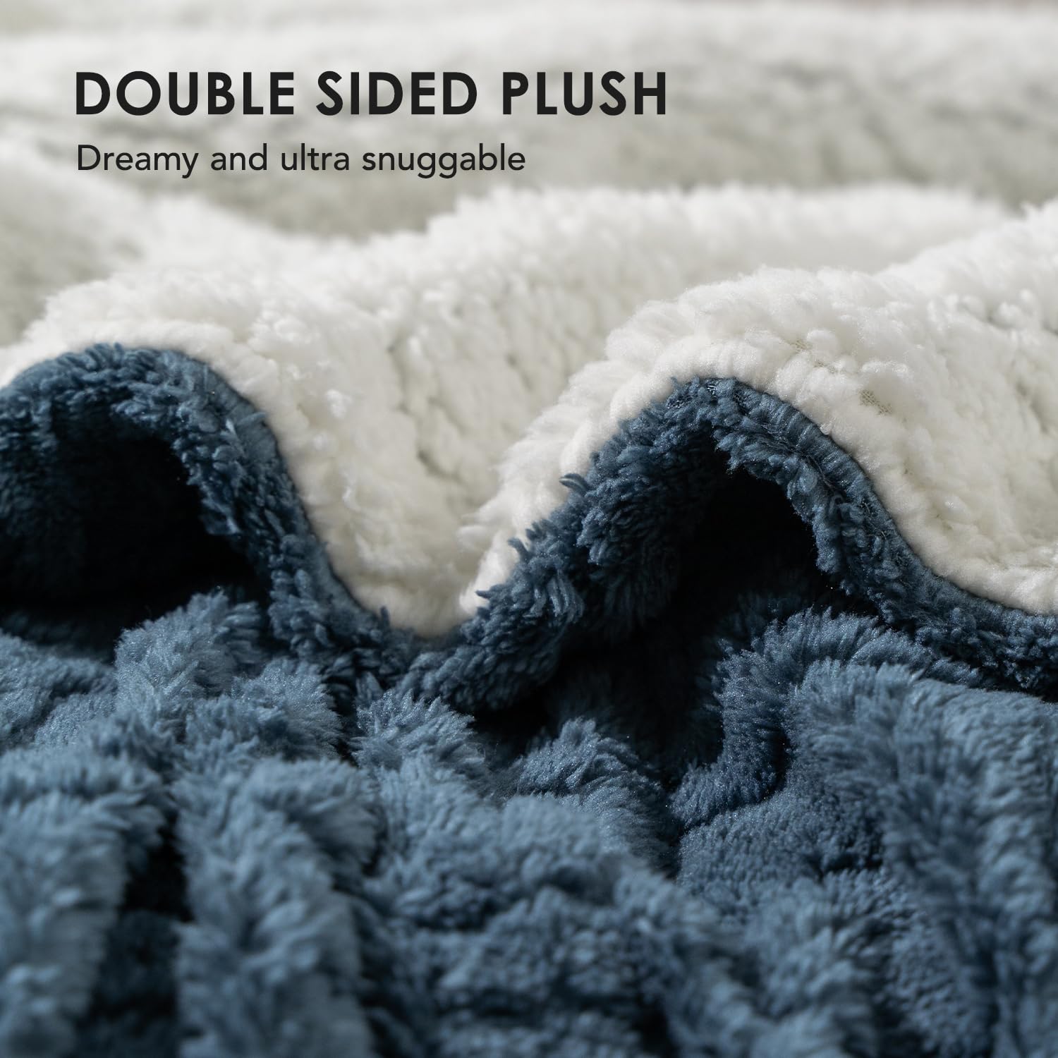 Bohemian Diamond Pattern Sherpa Throw Blanket