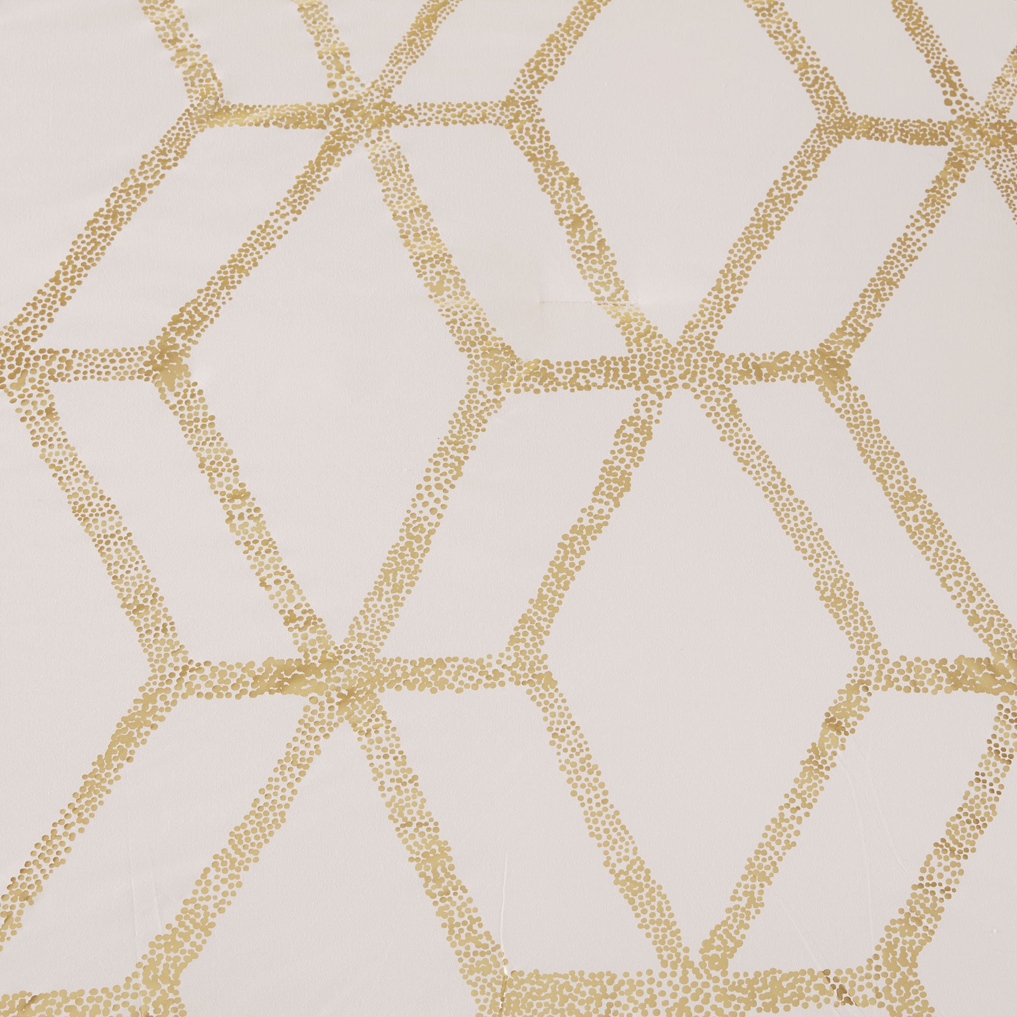 Modern Geometric Gold Metallic Print Quilt – Soft, Lightweight, and Stylish