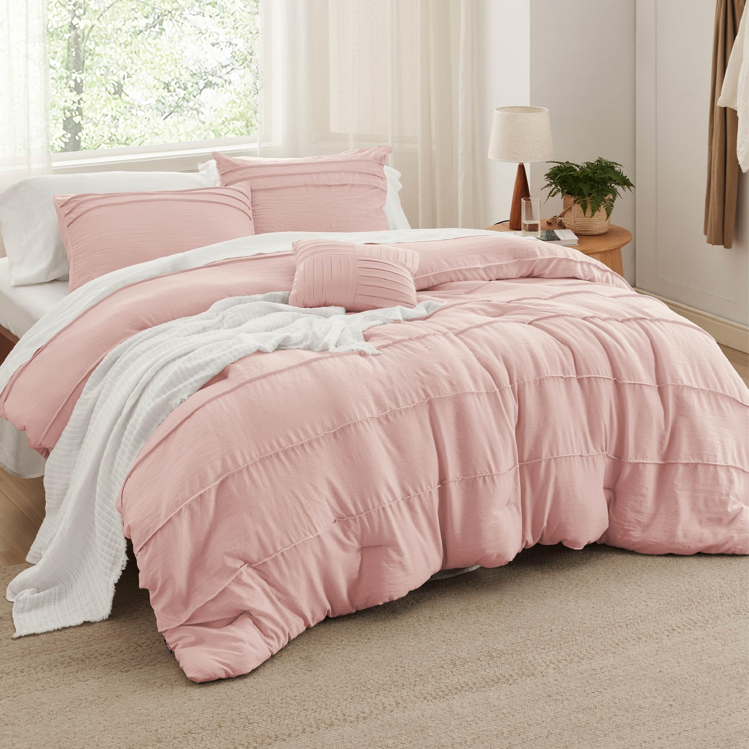 Soft Pre-Washed Crinkled Quilt Set – Cozy, Stylish, and Year-Round Comfort