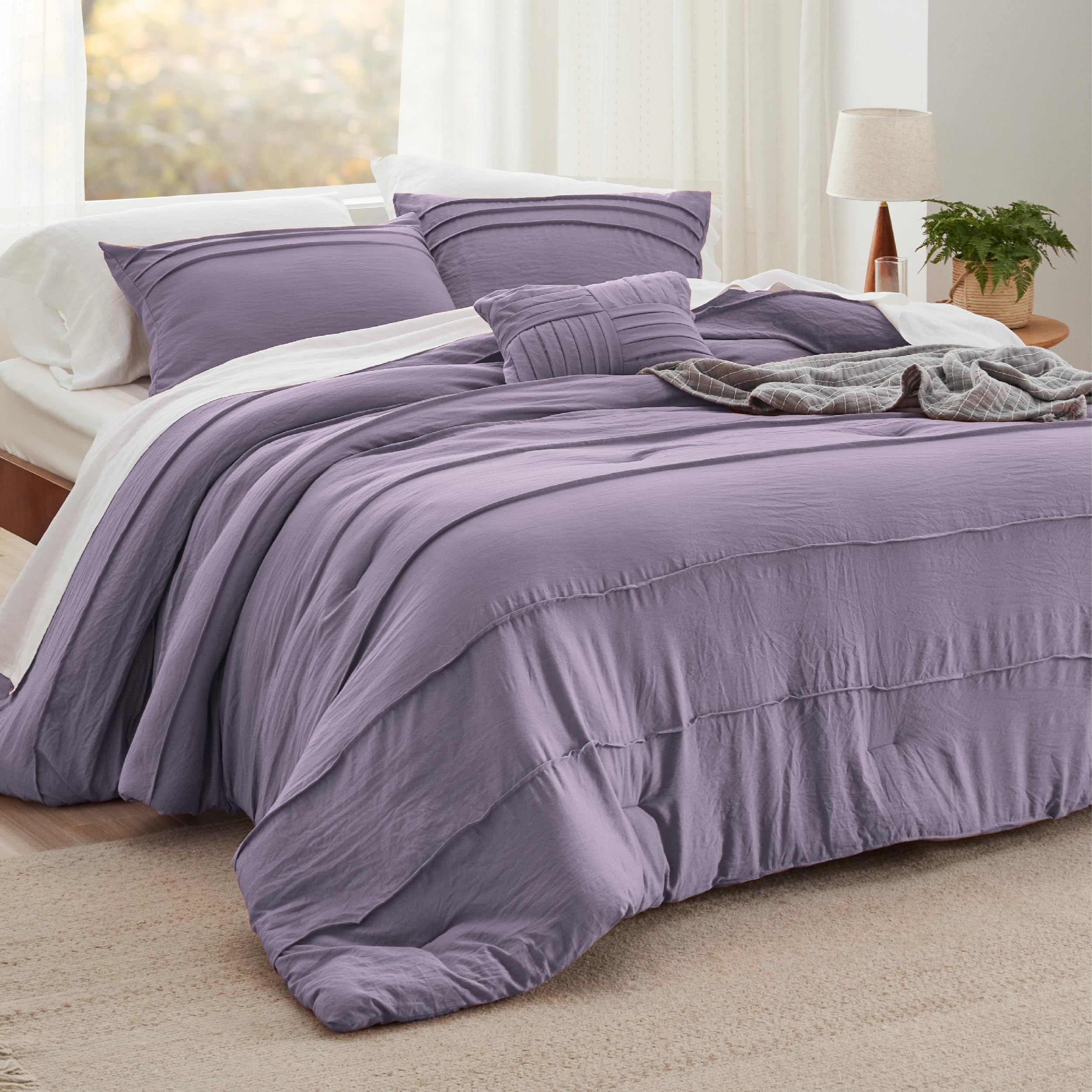 Soft Pre-Washed Crinkled Quilt Set – Cozy, Stylish, and Year-Round Comfort