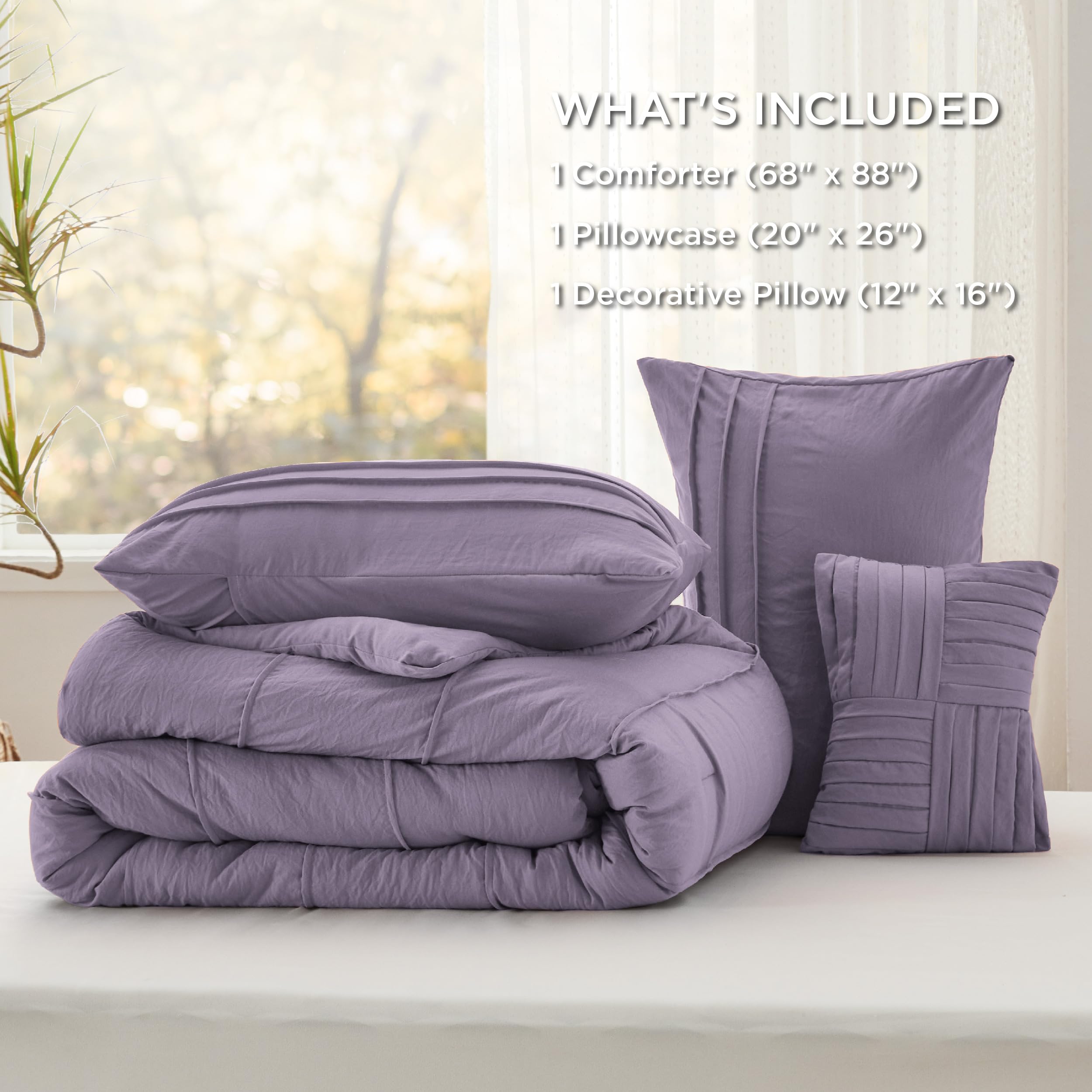 Soft Pre-Washed Crinkled Quilt Set – Cozy, Stylish, and Year-Round Comfort