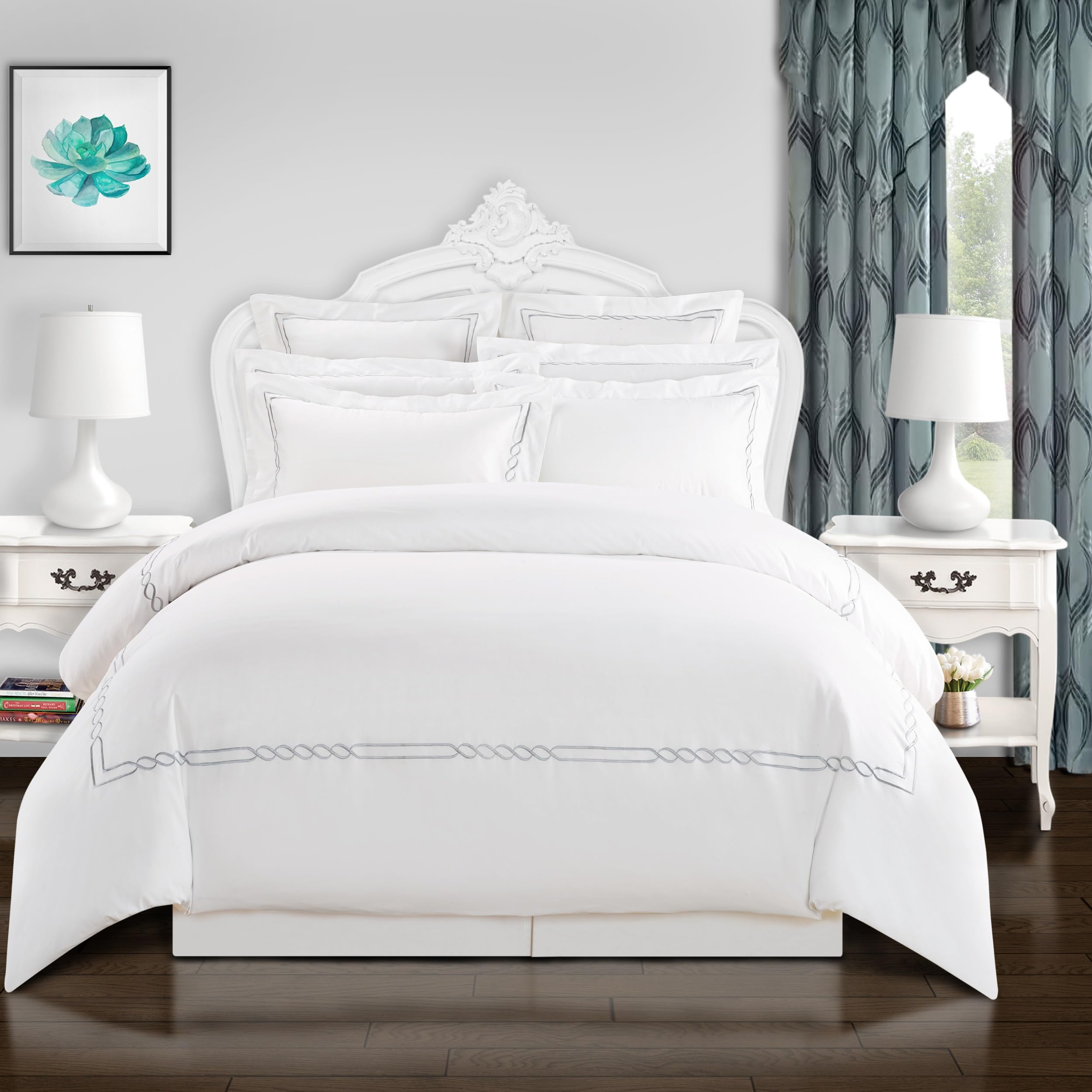 Premium Cotton Embroidered Quilt Set – Soft, Breathable, and Elegantly Designed